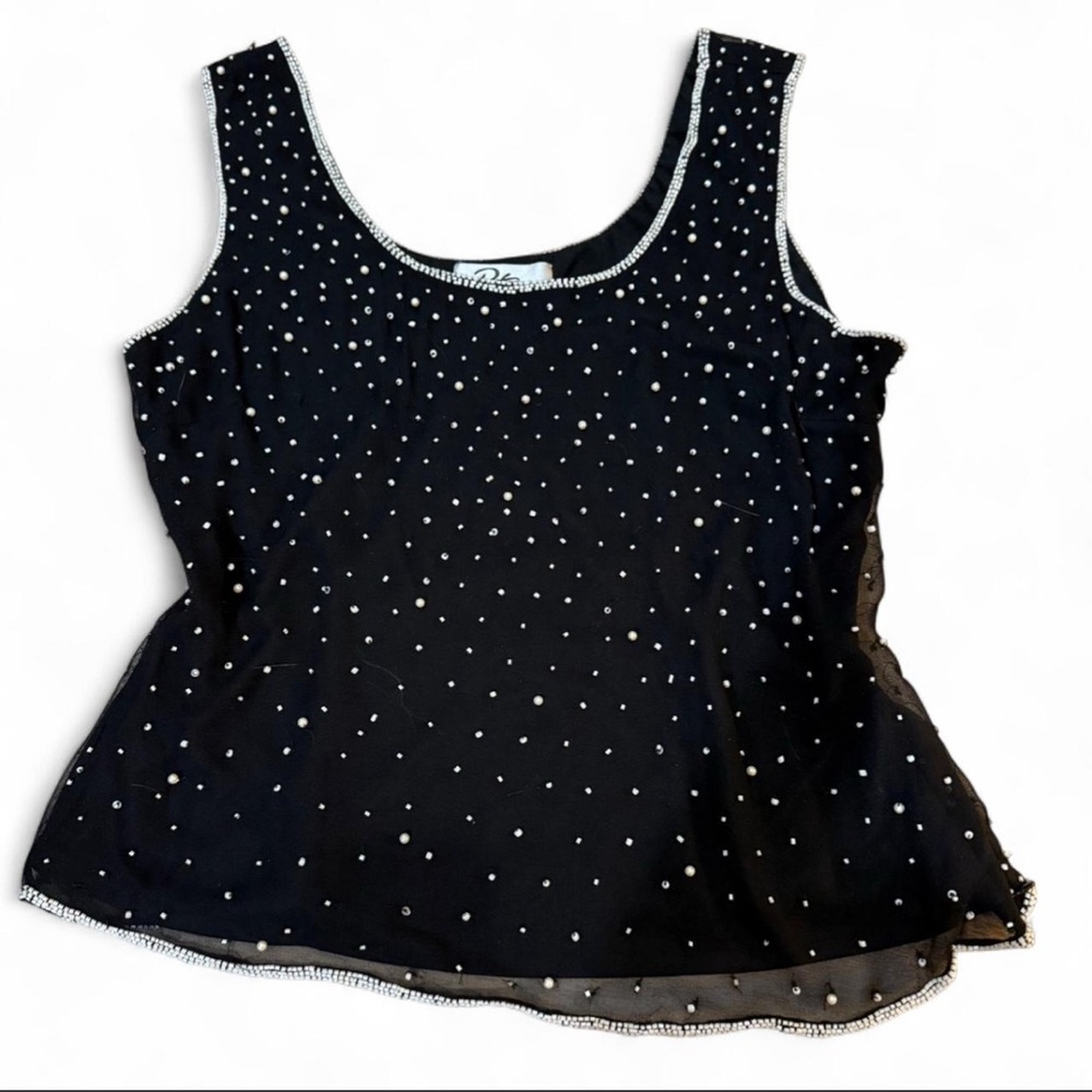 Size 12 Vintage Beaded Tank Top